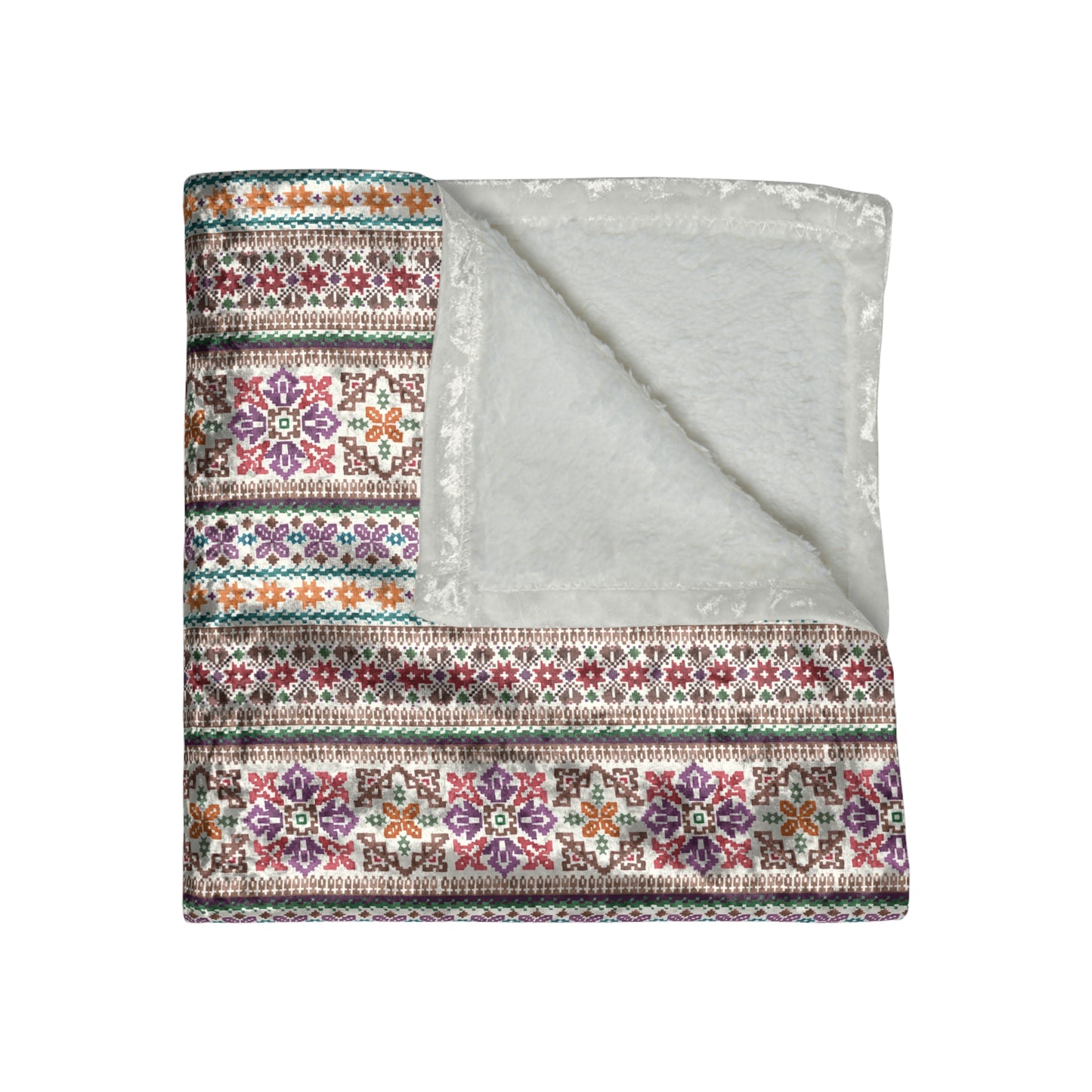 Summit Knit Velvet Sherpa Blanket