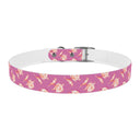 Watercolor Woodblock Dog Collar