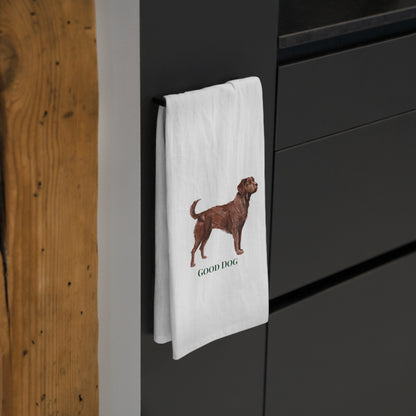 Good Dog - Brown Labrador Tea Towel