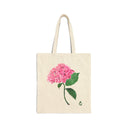 Botanical Hydrangea Canvas Tote Bag