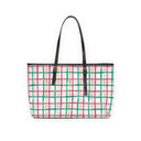 Alpine Plaid Vegan Leather Shoulder Bag