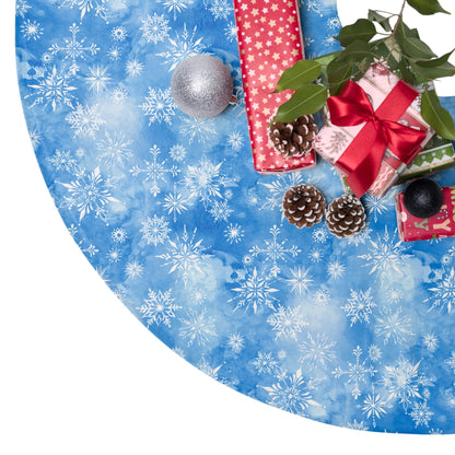Freeze The Day Holiday Tree Skirt