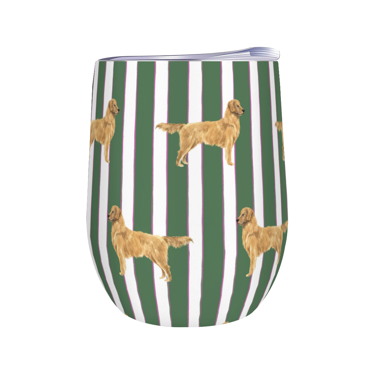 Good Dog Prep Stripe Wine Tumbler