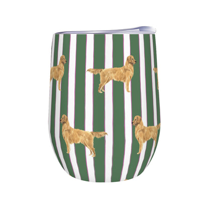 Good Dog Prep Stripe Wine Tumbler