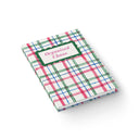 Alpine Plaid Hardcover Journal