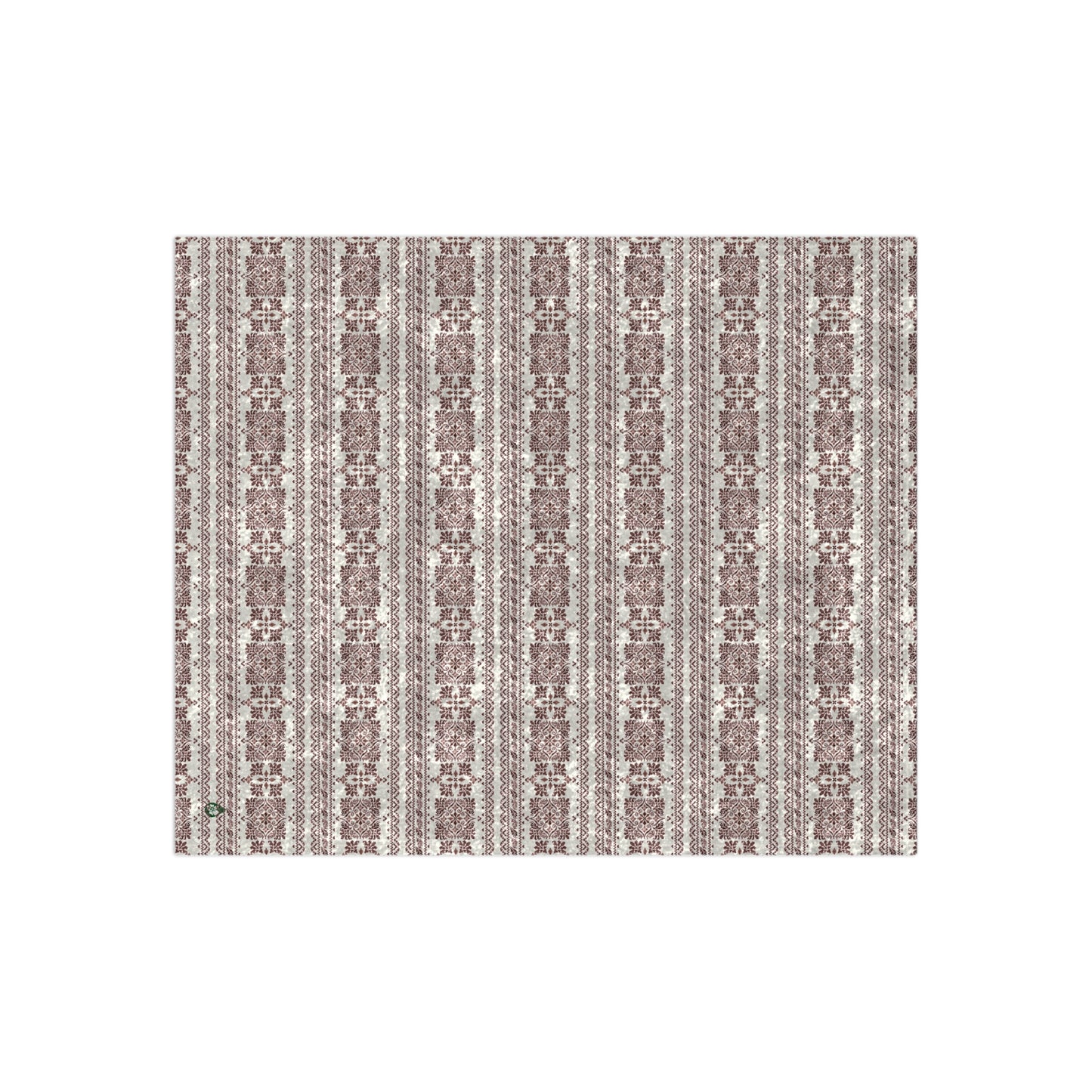 Après Alpine Fair Isle Velvet Sherpa Blanket