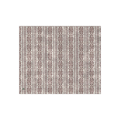 Après Alpine Fair Isle Velvet Sherpa Blanket