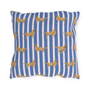 Good Dog Prep Stripe Outdoor Pillows
