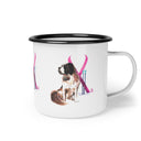 Snow Dog Enamel Camp Cup