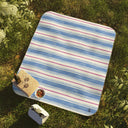Painterly Stripe Picnic Blanket