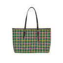 Alpine Plaid Vegan Leather Handbag
