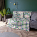 Alpine Plaid Velvet Blanket