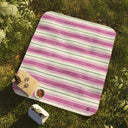 Painterly Stripe Picnic Blanket