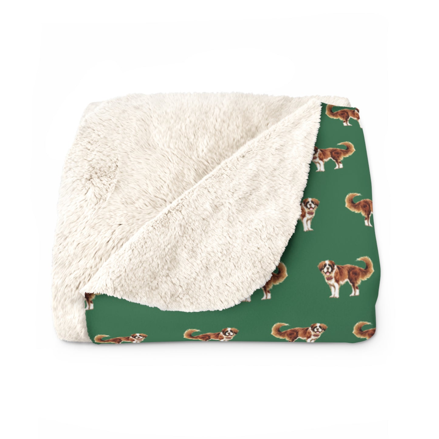Snow Dog Sherpa Fleece Blanket