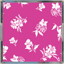 Inky Floral Lucite Tray