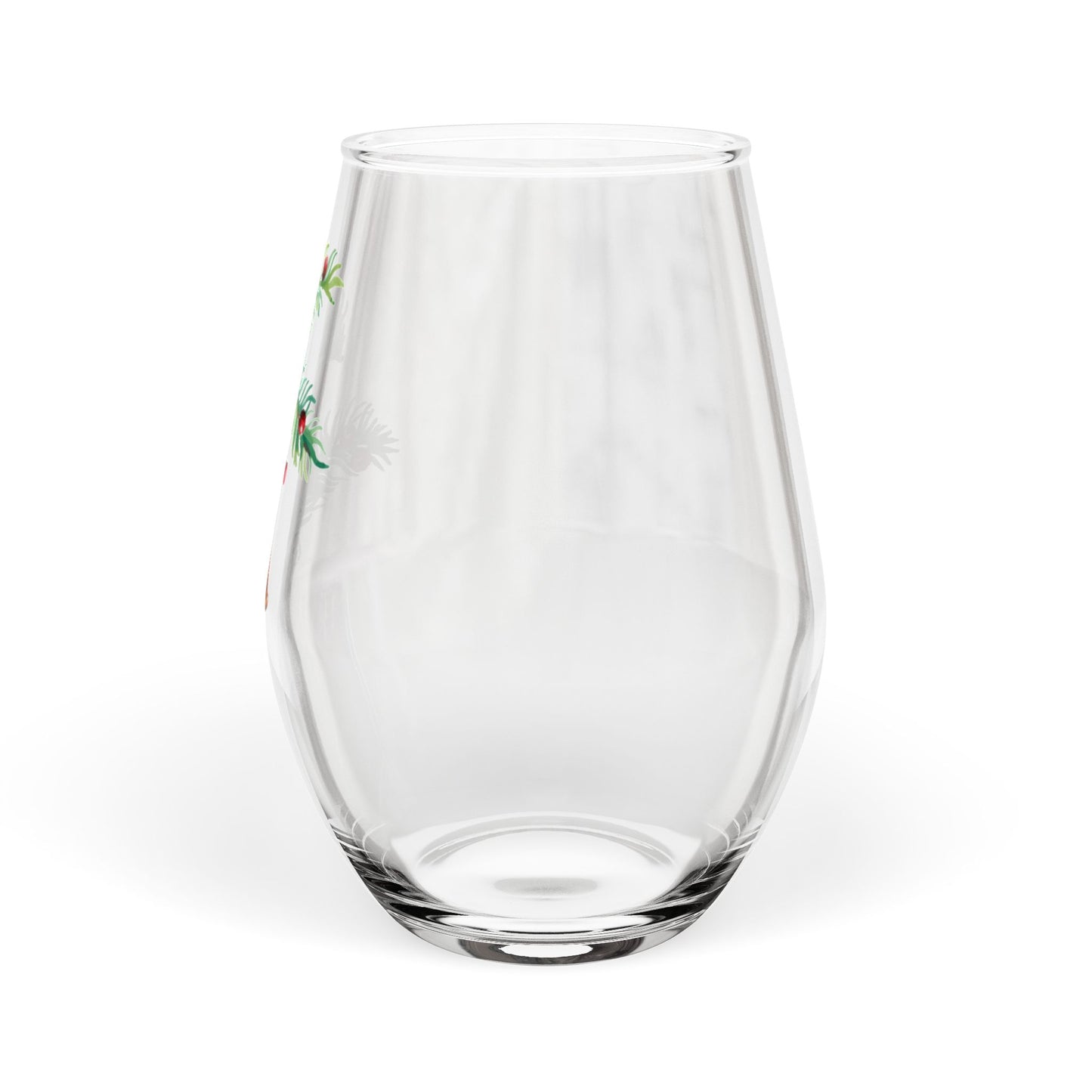Winter Bells Stemless Wine Glass