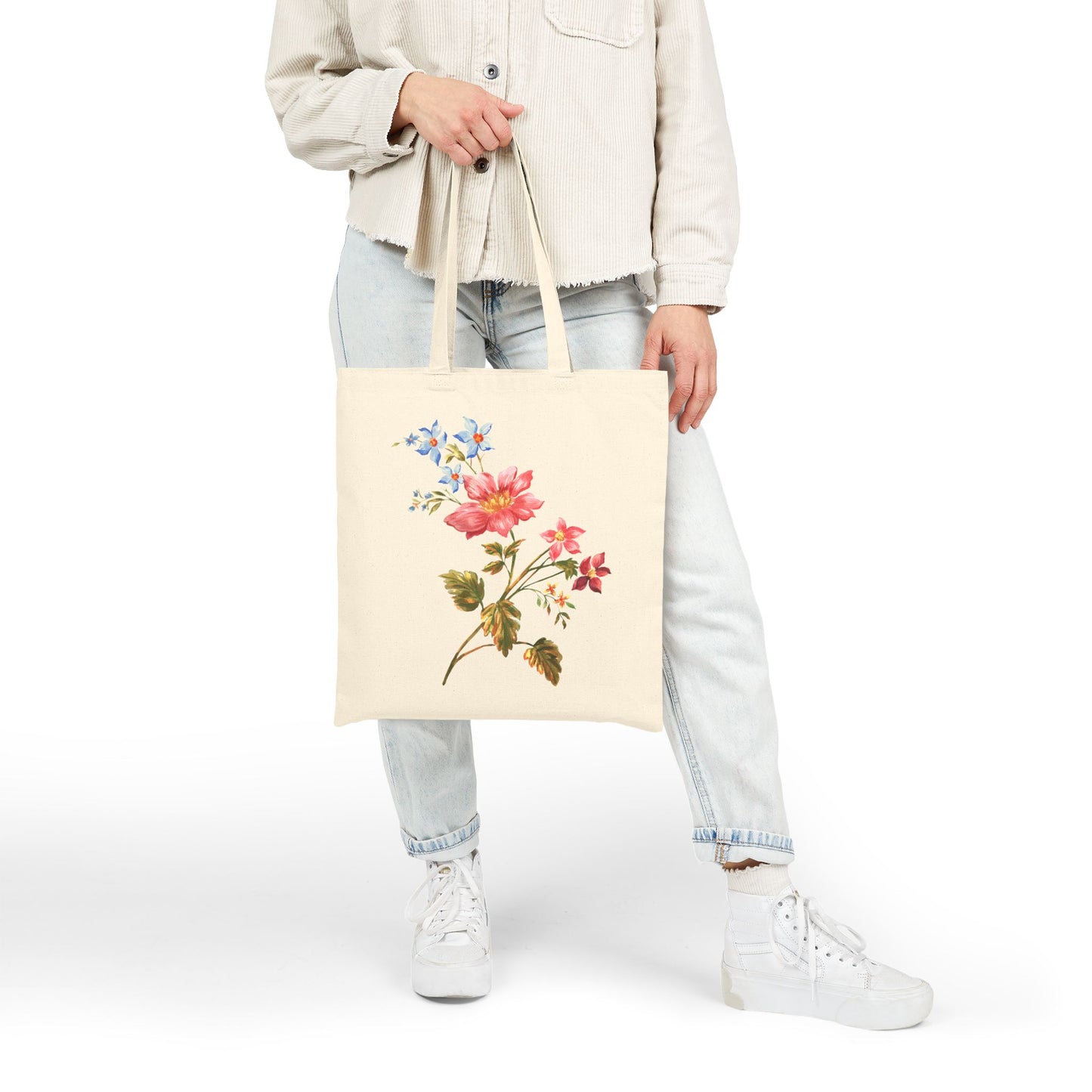 Midnight Bloom Organic Tote