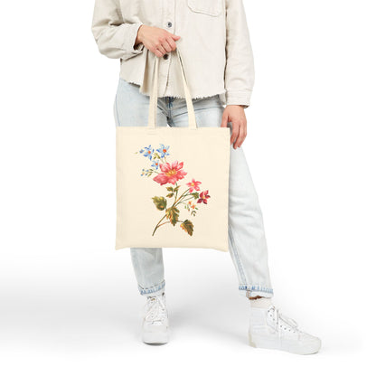 Midnight Bloom Organic Tote