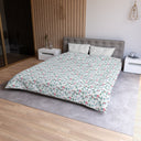 Ski Chalet Microfiber Duvet Cover