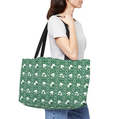Garden Shadow Trellis Weekender Tote Bag