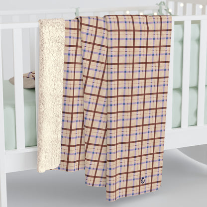 Harvest Plaid Sherpa Fleece Blanket