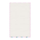 Garden Trellis Kitchen Towel Back Flat view in Peony Pink Colorway