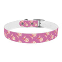 Watercolor Woodblock Dog Collar