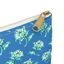 Watercolor Woodblock Zip Pouch