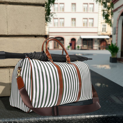 Prep Stripe Waterproof Travel Bag