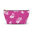 Inky Floral Travel Pouch