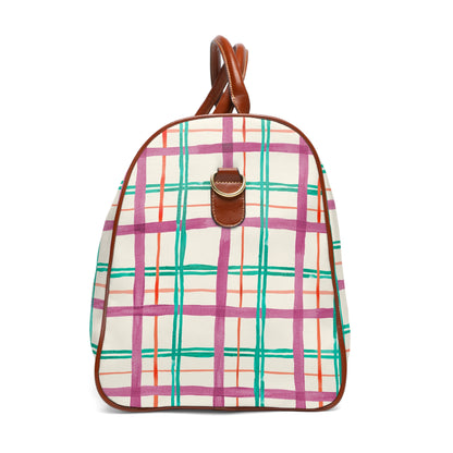 Alpine Plaid Waterproof Travel Bag