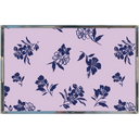 Inky Floral Lucite Tray