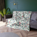 Ski Chalet Velvet Sherpa Blanket