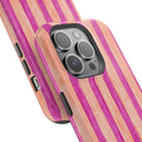 ood Dog Peony and Orange Striped Phone Case Iphone 15 Pro