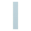 Watercolor Woodblock Striped Patterned Table Runner 16x90 in Peony and Sherbert