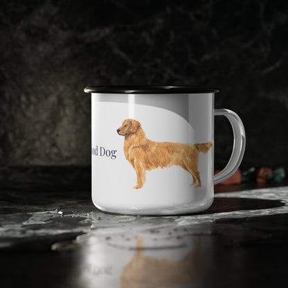 Good Dog Enamel Camp Cup