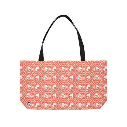 Garden Shadow Trellis Weekender Tote Bag