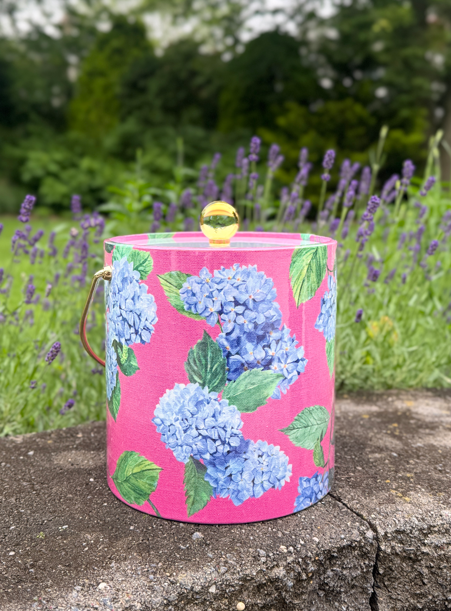 Hydrangea Ice Bucket