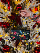 Midnight Bloom Zip Bag
