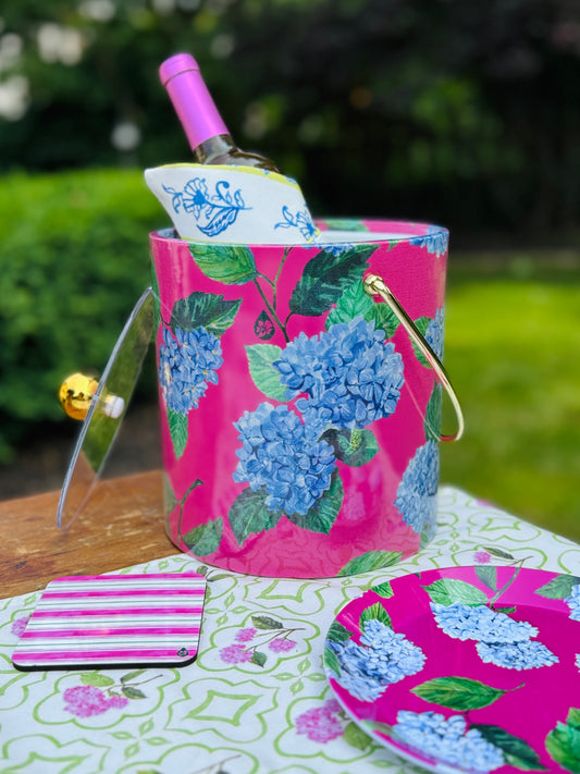 Hydrangea Ice Bucket
