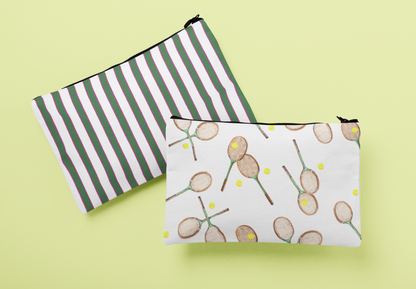 Prep Stripe Zip Pouch