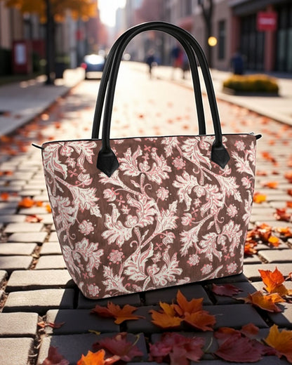 Heritage Block Leather Handbag