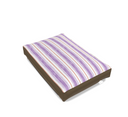Painted Stripe Dog Bed