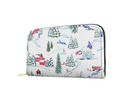 Ski Chalet Leather Zip Wallet