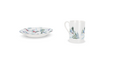 Ski Chalet Bone China Mug & Saucer