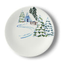 Ski Chalet Bone China Salad Plates