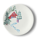 Ski Chalet Bone China Salad Plates