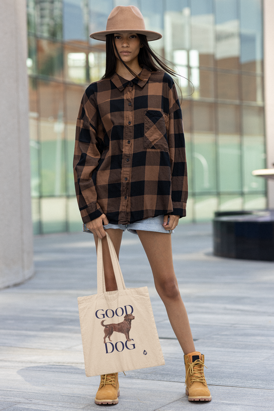 Good Dog Canvas Tote Bag