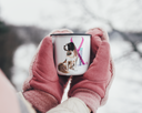 Snow Dog Enamel Camp Cup