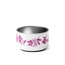 Inky Floral Pet bowl